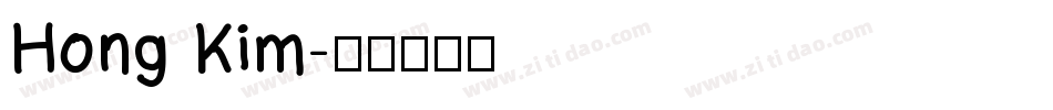 Hong Kim字体转换